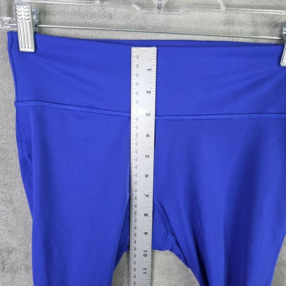 Womens Under Armour Capri Blue & Pink Leggings Activewear Polyester Stretch S - Picture 3 of 8